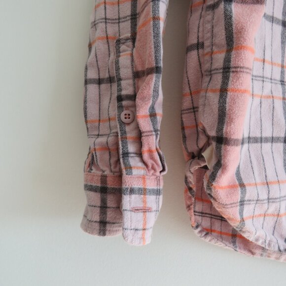 REI COOP Wallace Lake Flannel Shirt in Light Pink Plaid Gorpcore Outdoor Fall XS - Picture 7 of 13